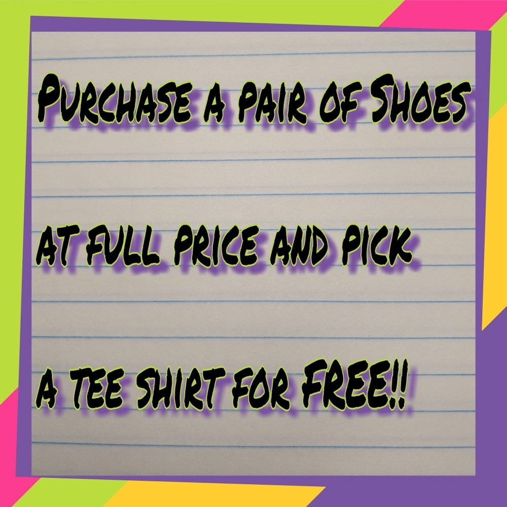 BOGO Shoes & T Shirt